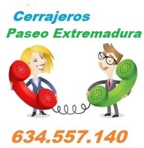 Telefono de la empresa cerrajeros Paseo Extremadura